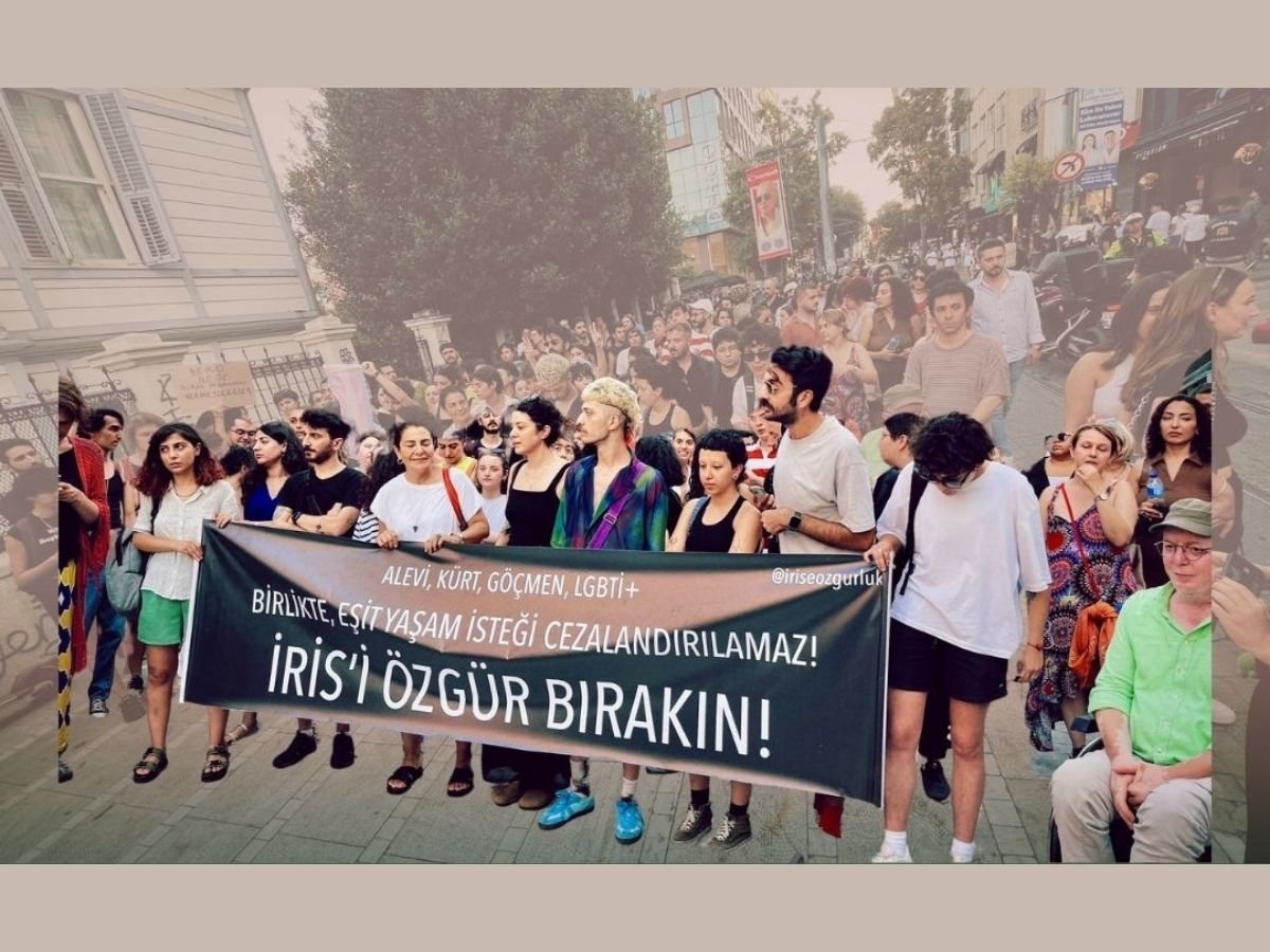 #İriseÖzgürlük Talebiyle Kadıköy Süreyya Operası Önünde Basın Açıklaması Gerçekleştirildi